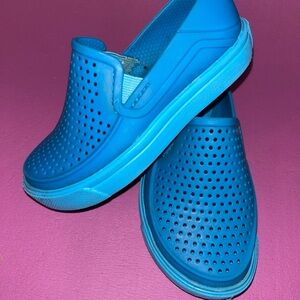 Vibrant Blue Slip-On Shoes
